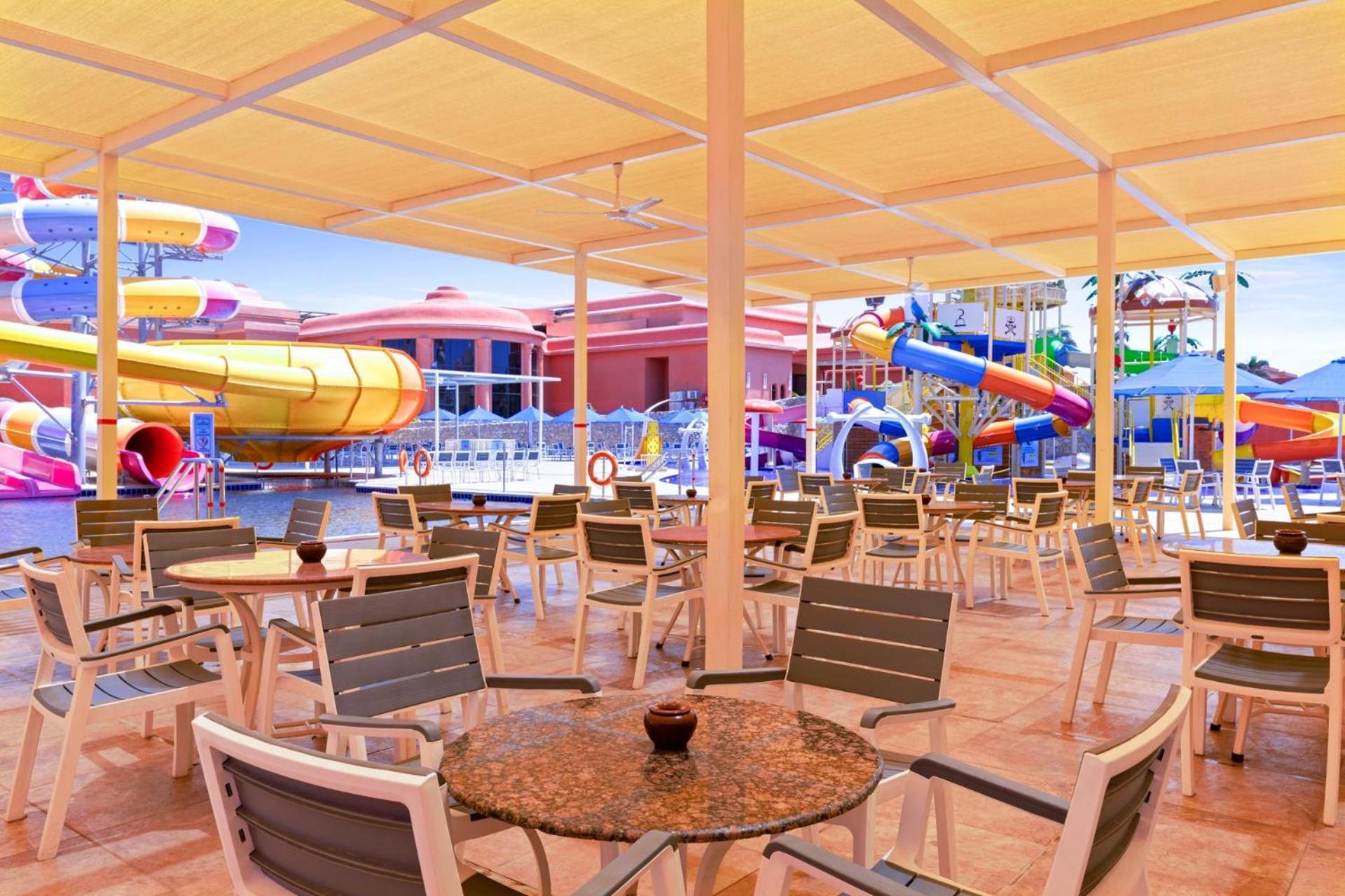Pickalbatros Laguna Vista Aqua Park ชาร์มเอลชีค ภายนอก รูปภาพ The park's restaurant