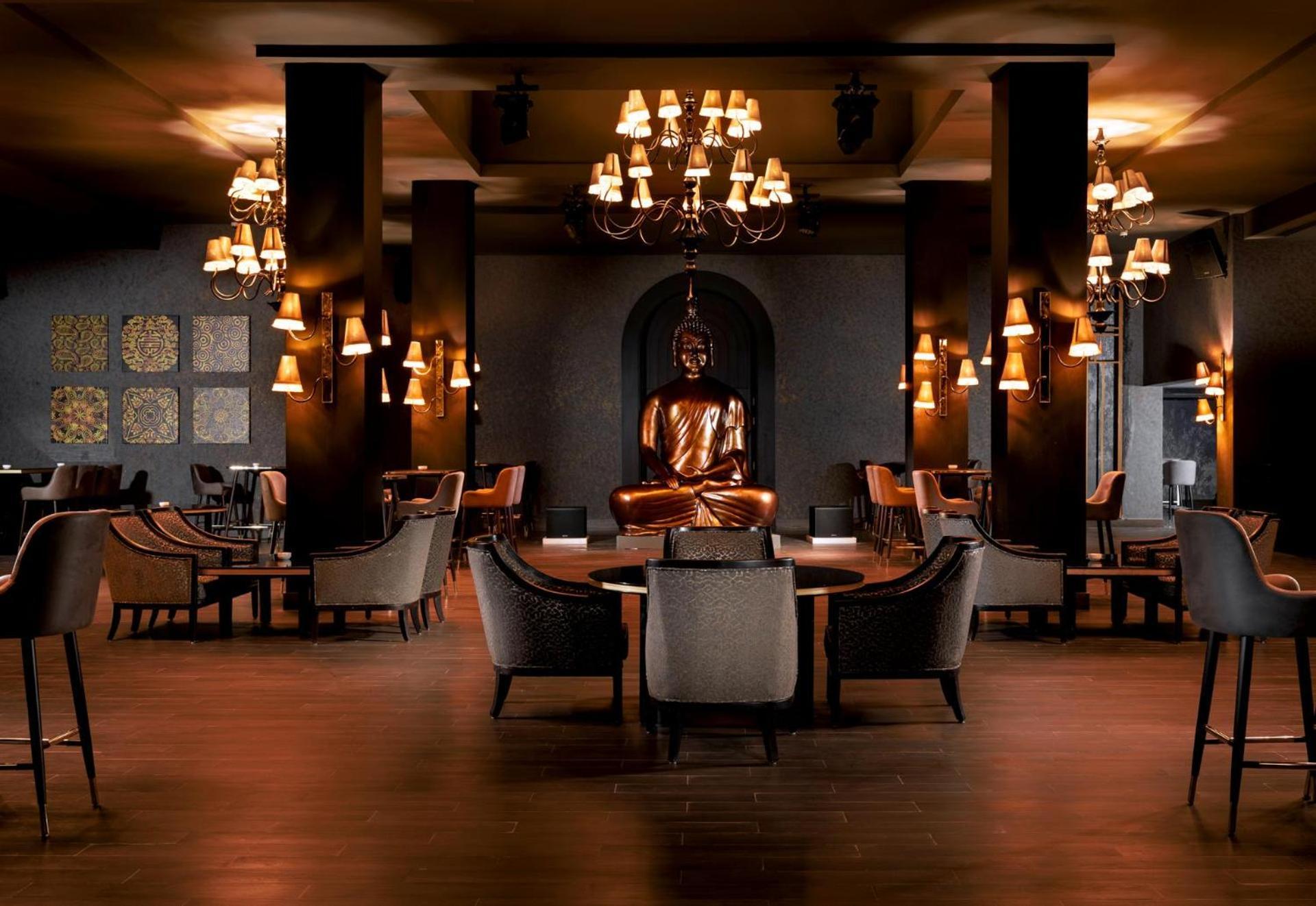 Pickalbatros Laguna Vista Aqua Park ชาร์มเอลชีค ภายนอก รูปภาพ The interior of the restaurant